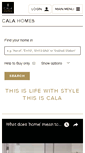 Mobile Screenshot of cala.co.uk